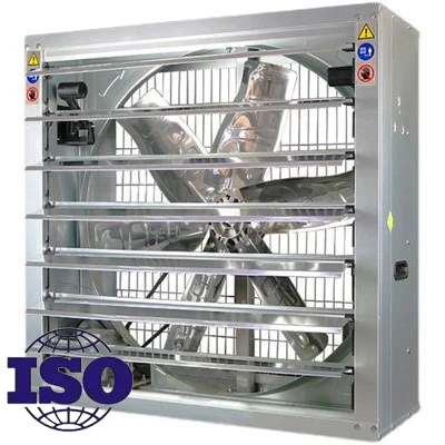 50 Inch Heavy Duty Industrial Hammer Exhaust Fan Wall Chicken Farm Cooling Fan Poultry House Heat Extractor Greenhouse Fan