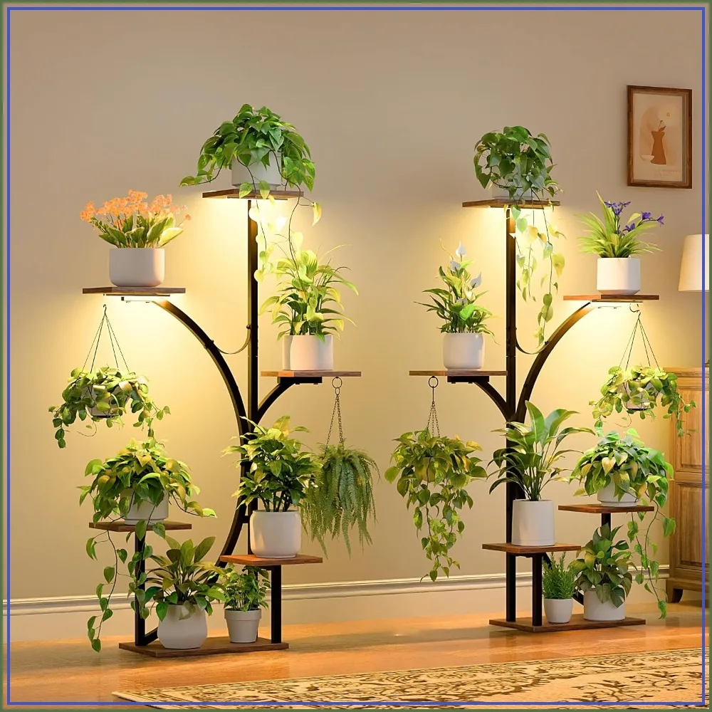 Plant Stand with Grow Lights for Indoor Plants, 47