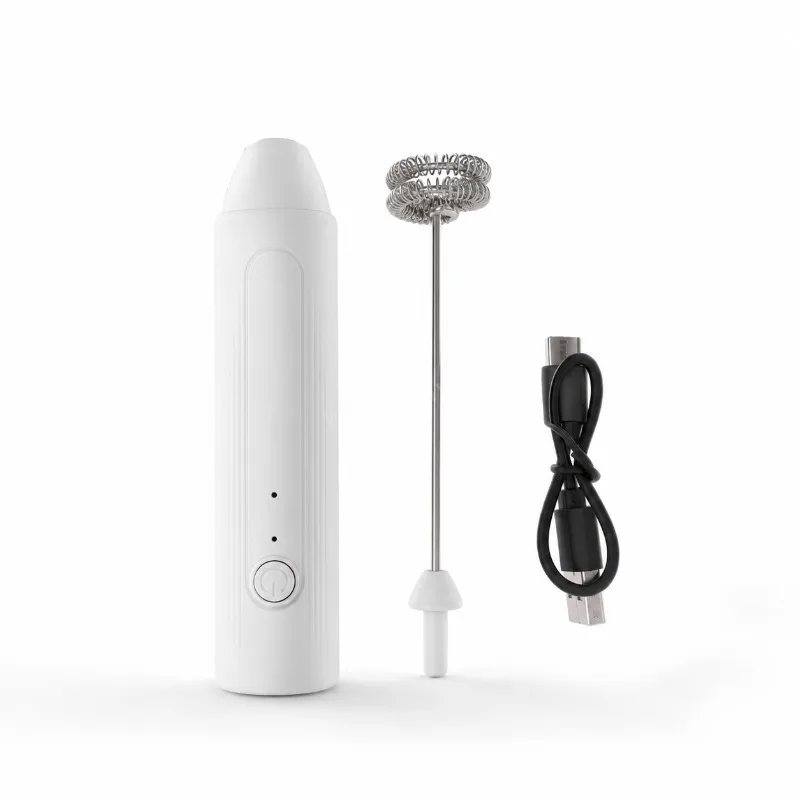 MINI Milk Frother USB Rechargeable 3 Speeds Foam Maker Coffee Whisk Mixer Electric Handle Blender Egg Beater view 5
