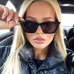 Black Cat Eye Sunglasses Woman Classic Small Fashion Brand Designer Vintage Sexy Sun Glasses Shades For Women UV400
