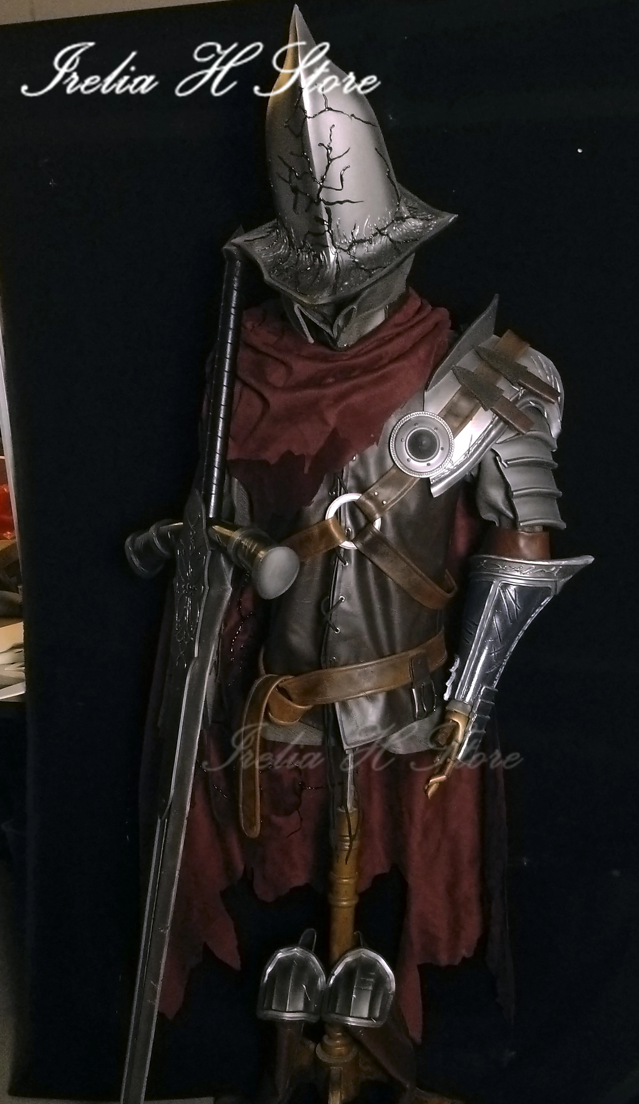 

Irelia H Store Dark Souls III Undead Legion Farron's Abyss Watchers Косплей Костюм Полный комплект с бронями Изготовленный на заказ размер