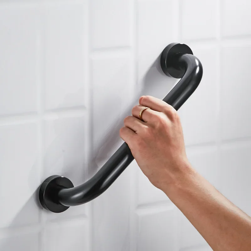 Bathroom Anti Slip Handle, Black Handle,  Bathroom Elderly Safety Handrail, Stainless Steel/aluminum Alloy Bathroom Handrail