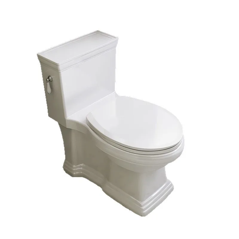 Retro household toilet European toilet Siphon ceramic American toilet