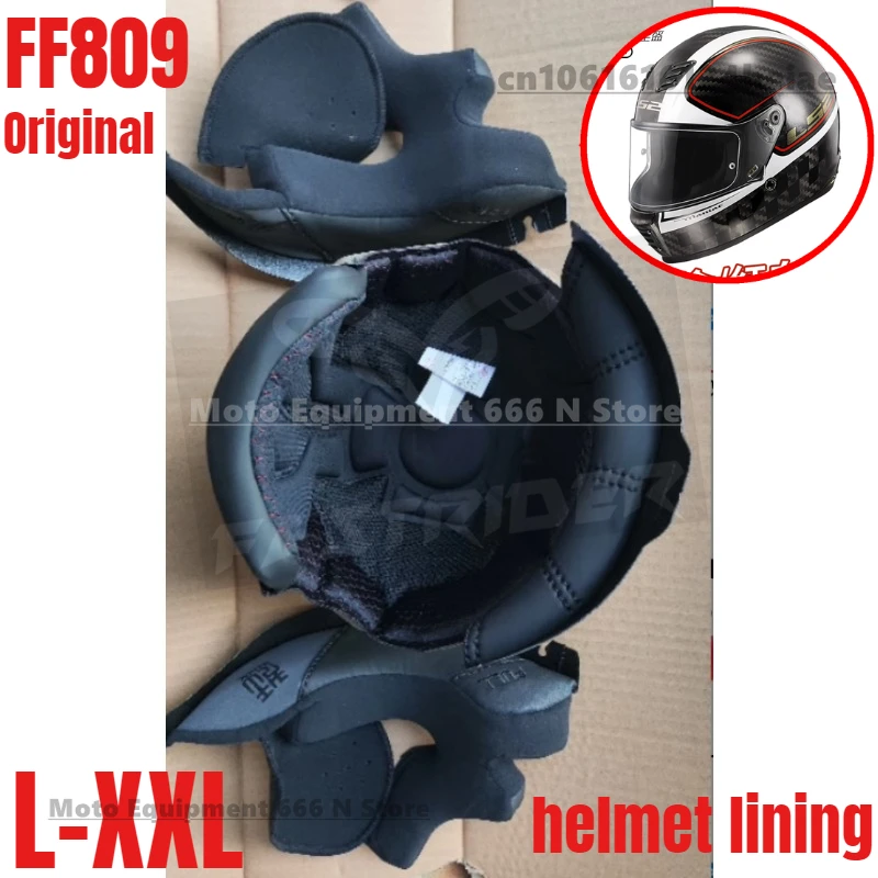 

LS2 FF809 original lining cotton, helmet lining, helmet Anti fog sticker, ff809 helmet accessories