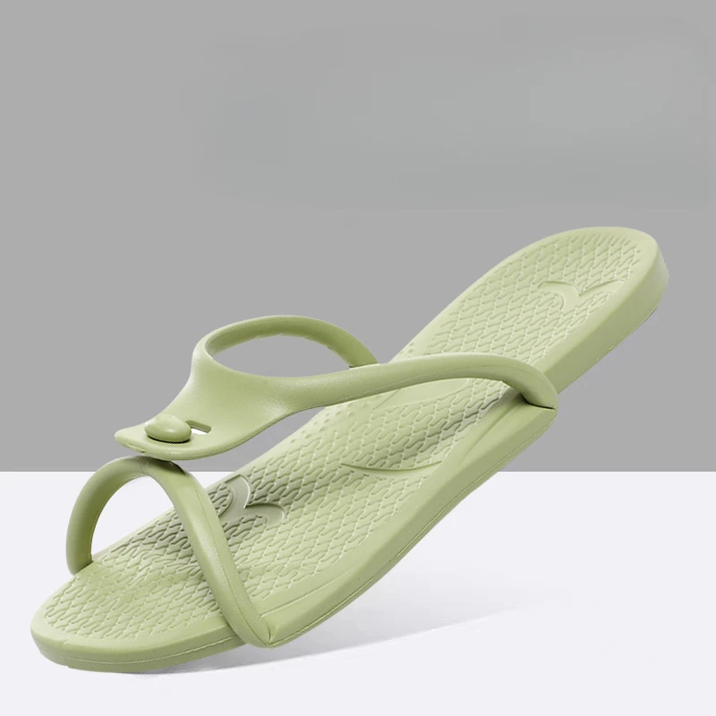 

New Summer Travel Portable Folding Slippers Couple's Casual Slippers Anti Slip Soft Bottom Couple Beach Flip Flops