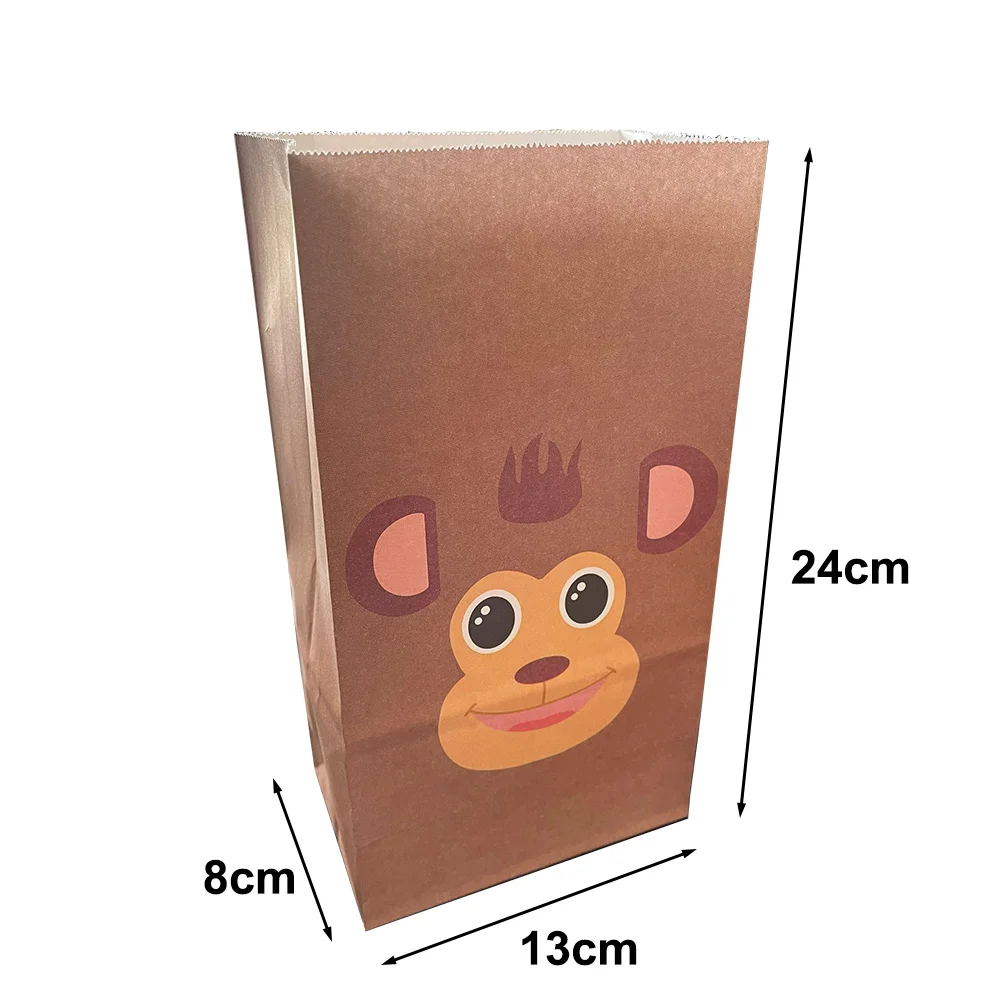 Monkey Woodland Animal Jungle Party Balloon Banner Cake Cup Birthday Party Supplies Paper Safari Hanging Wall Decor
