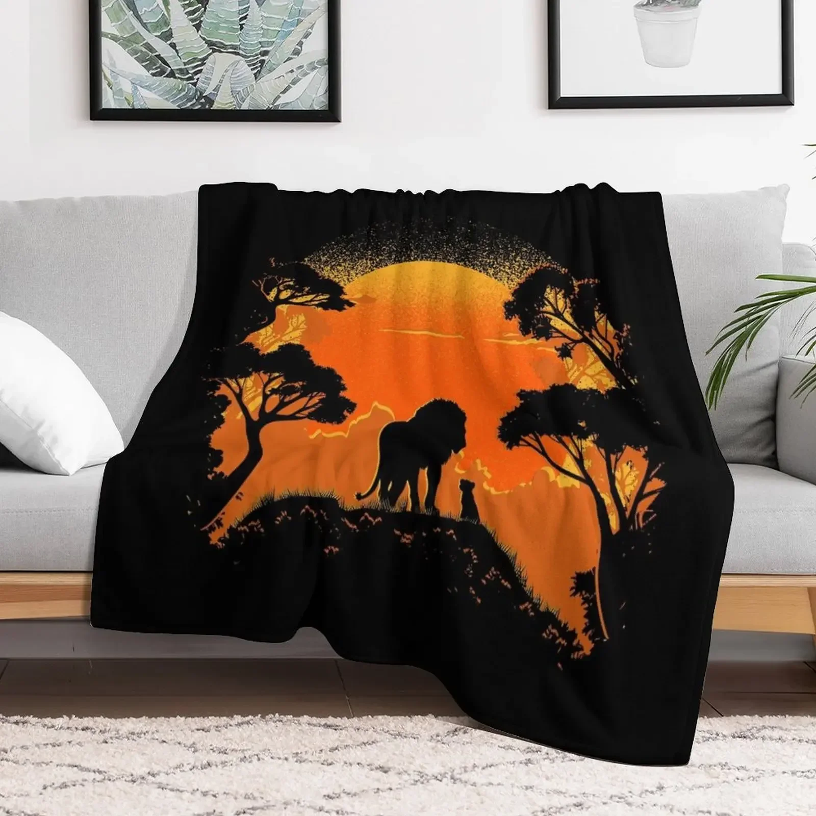 

Father and Son Throw Blanket Camping Beautifuls Blankets Cute halloween Luxury Brand Blankets