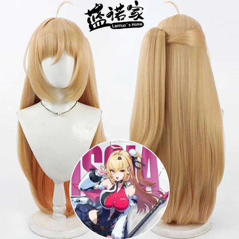 

Парик для косплея Cissia из аниме Zenless Zone Zero, для Хэллоуина и карнавальных вечеринок, из термостойкого синтетического волокна + шапочка для парика