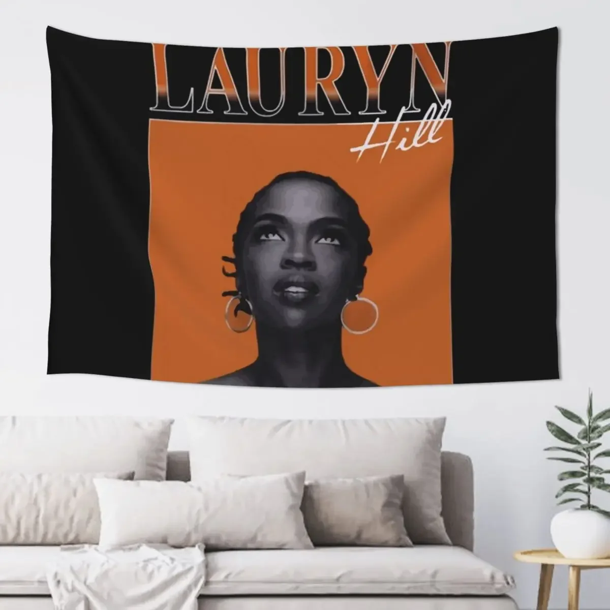 Lauryn Hill Tapestry Bathroom Decor Decoration Bedroom Tapestry