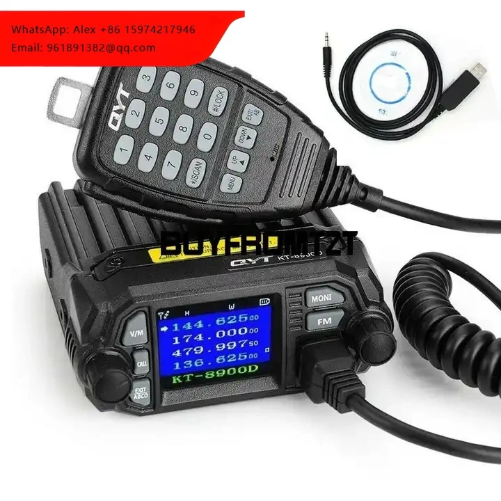 

QYT Kt8900d, New Arrival Cheap QYT KT-8900D Mini Car Radio Mobile Transceiver Quad Band Standby Radio 25w