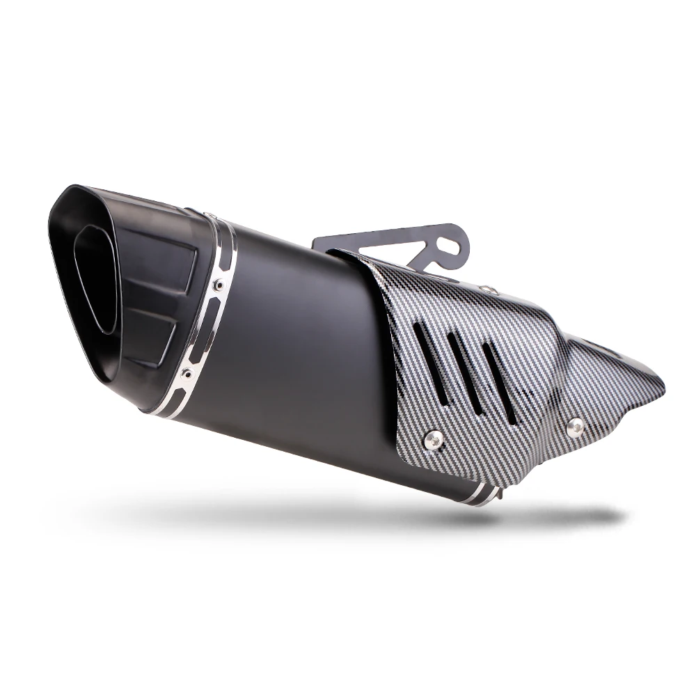 

SXLL 51Mm motorcycle exhaust pipe for Ninja250 400 Z900 R6 S1000RR diagonal quadrilateral exhaust pipe