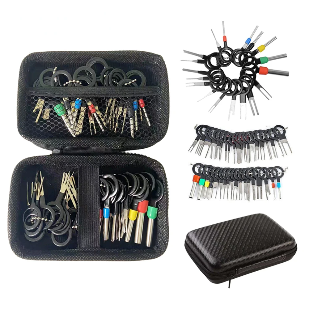 Professional 26pcs Car Terminal Removal Kit Box with Wire Plug Connector Extractor Puller and Release Pin Extractor Set