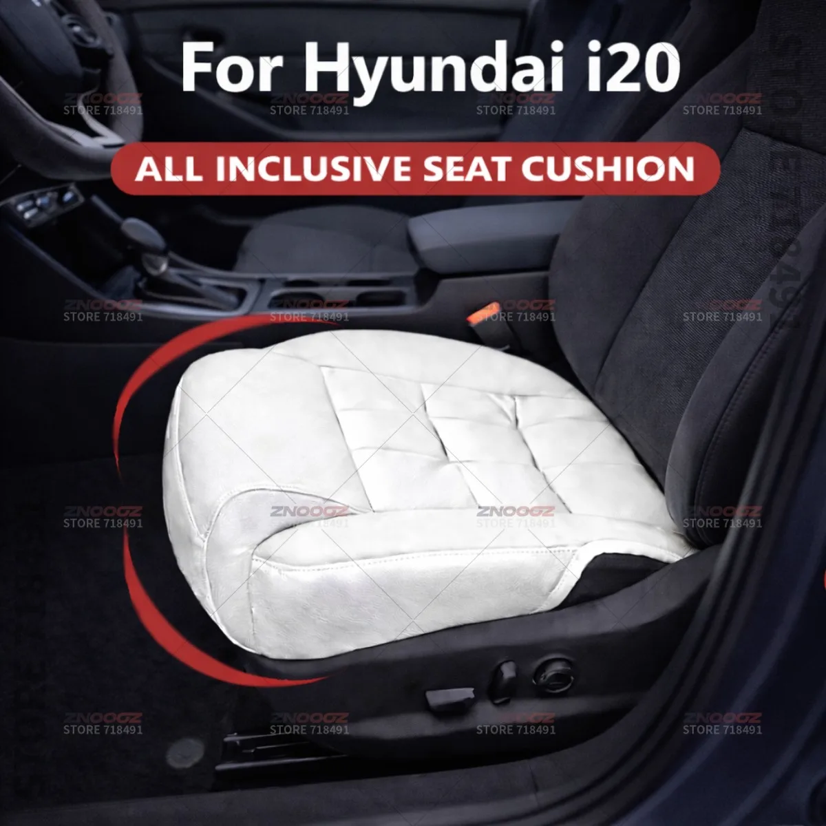 

Подушка-удлинитель для автомобильного сиденья с эффектом памяти, подушка-подставка для ног, аксессуары для салона Hyundai i20