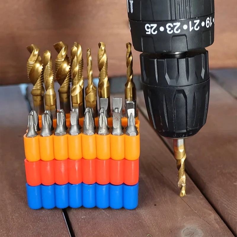 32 Holes Screwdriver Bits Holder 6.35MM Hex Shank Organiser Plastic Storage Case Strip Drill Bit Stand Power Tool Accessories