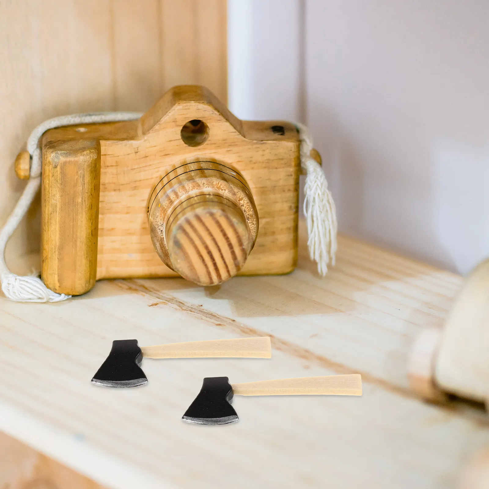 6Pcs Miniature Wood…