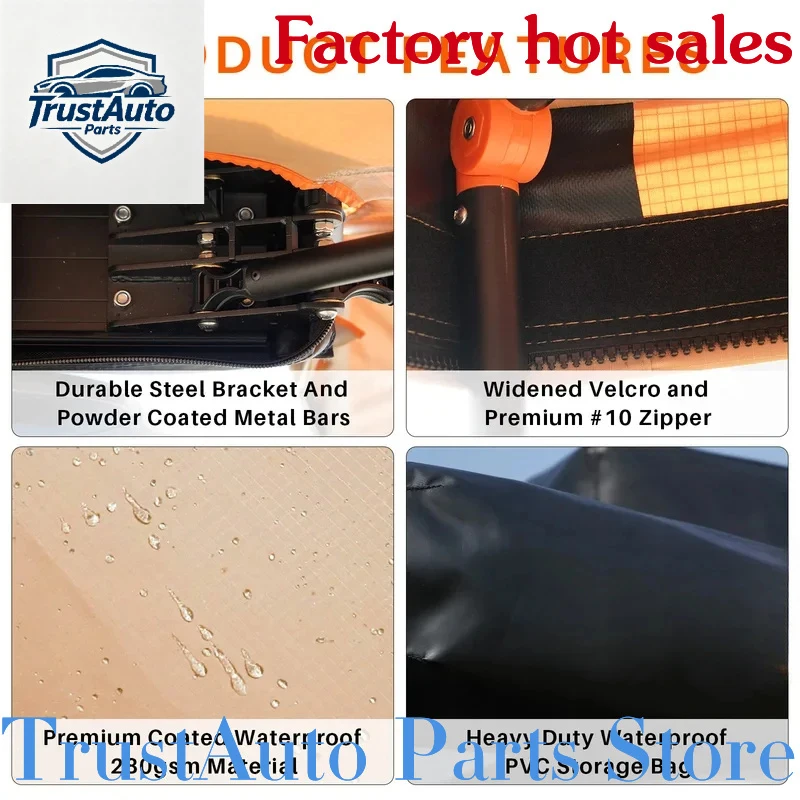 TrustAuto Parts Store Is Having A Hot Sale Retractle Fast Open Roof Side Inflatle Car Awning Semi Automatic Tent