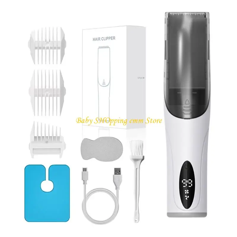 

23GD 1 Set Rechargeable Infant Hair Trimmer Home Use Portable Design Suction Feature