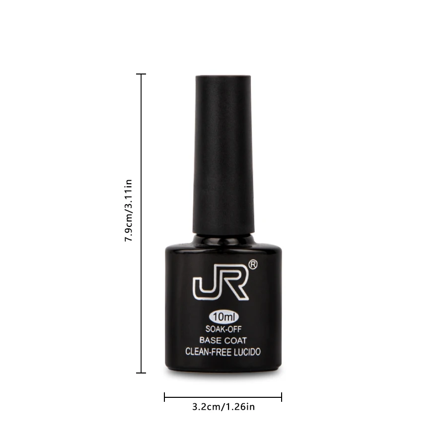 JR 6 قطعة 10 مللي هلام طلاء الأظافر مجموعة أعلى هلام قاعدة هلام عدة UV LED نقع قبالة البولندية المنزل لتقوم بها بنفسك معطف فوقي قاعدة معطف الهدايا #4