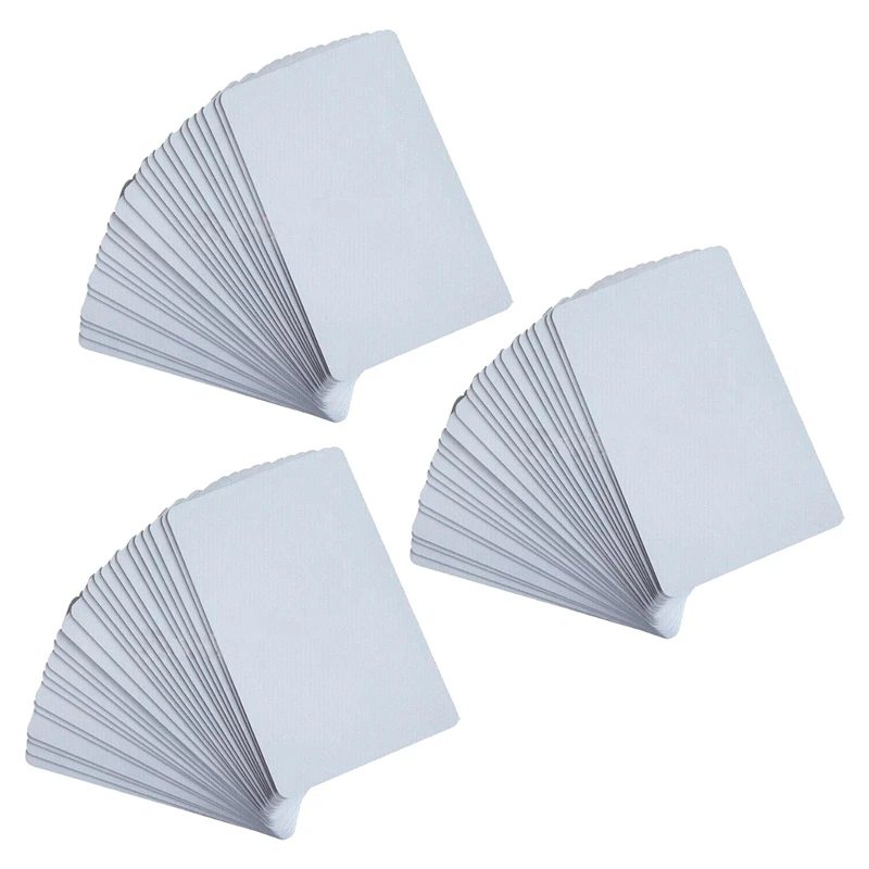 60Pcs NFC Cards White Blank For NTAG215 PVC Tags Waterpoof 504Bytes Chip Sticker