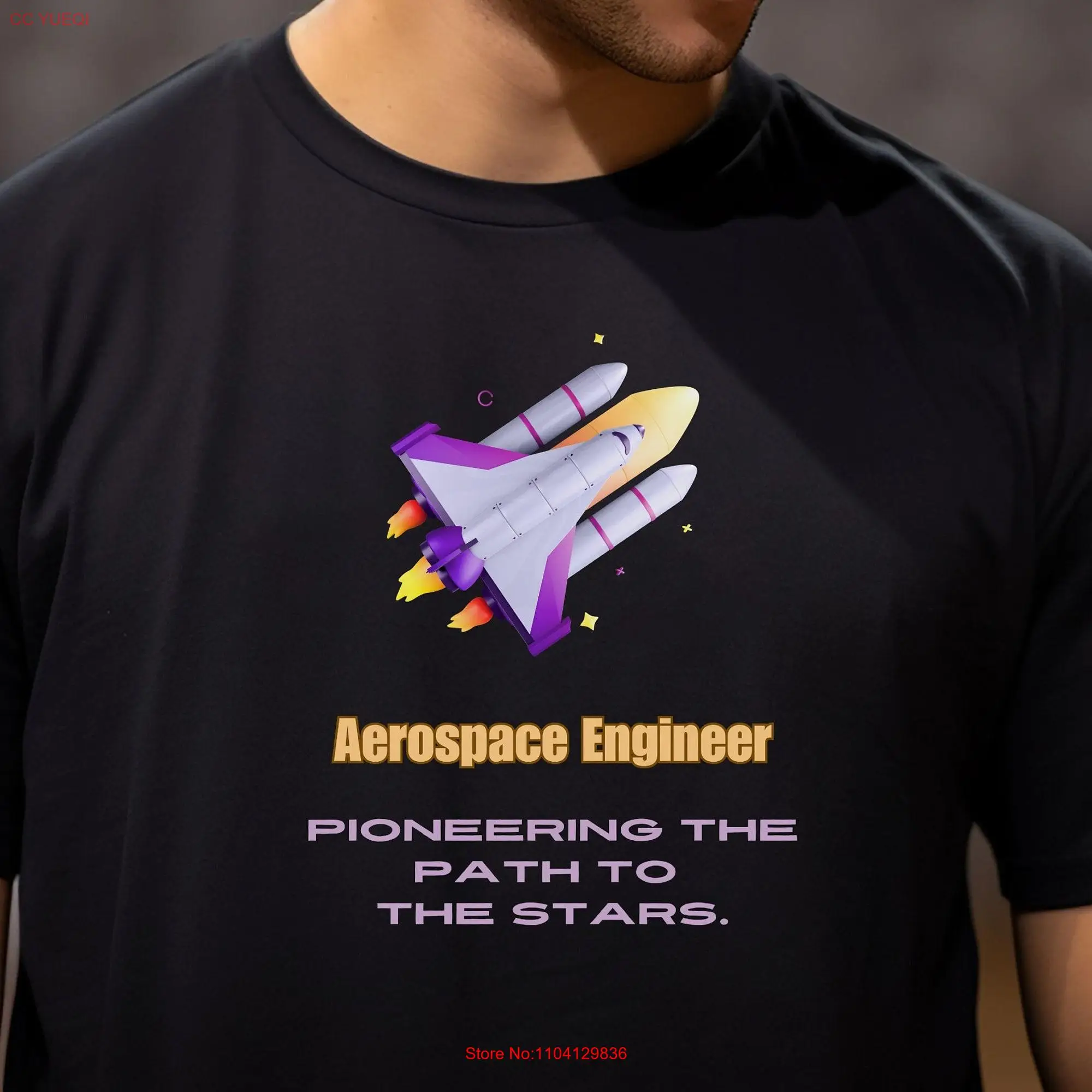 Aerospace Engineer Men's T Shirt long or short sleeves