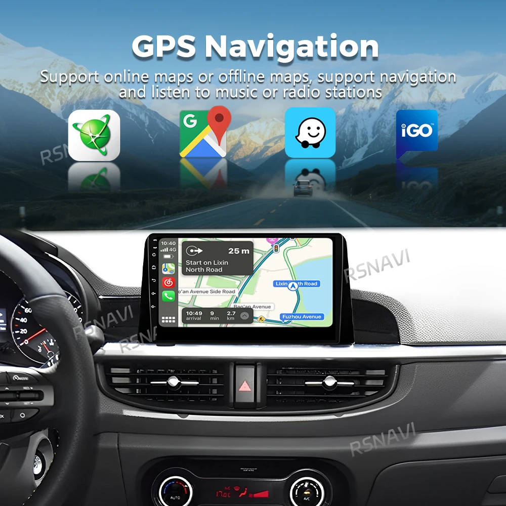 For Kia Morning 3 Picanto 2016 - 2020 2021 Multimedia Video Player Car Radio with Wireless Carplay Auto Snapdragon Android 16 view 6