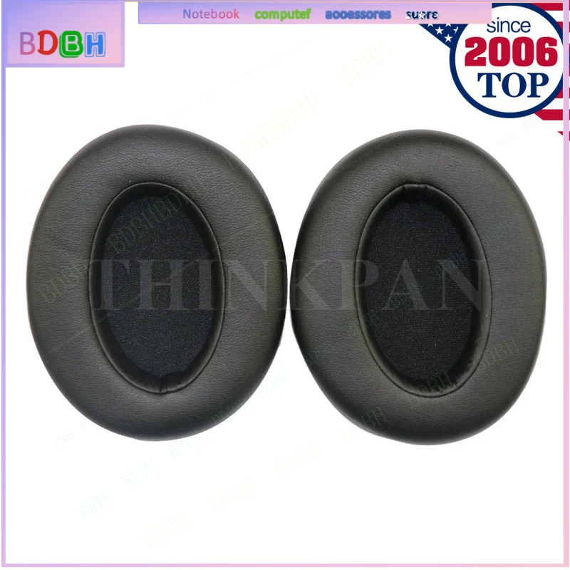 Almohadillas de repuesto para auriculares Sony WH-XB910N WHXB910N, color negro