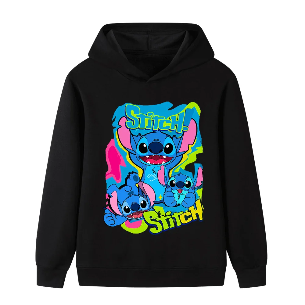 

Stitch Cute and Fashionable Disney Children's Clothes, Warm Winter Sweaters Comfortable Hoodies for Outdoor Sports Girls Boys