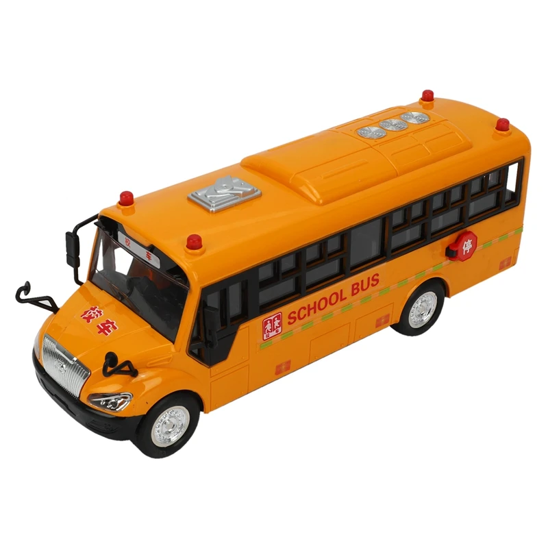 

Big Size Children School Bus Toy Model Inertia Car with Sound Light for Kids Toy Birthday Gift [No.68 Toy]