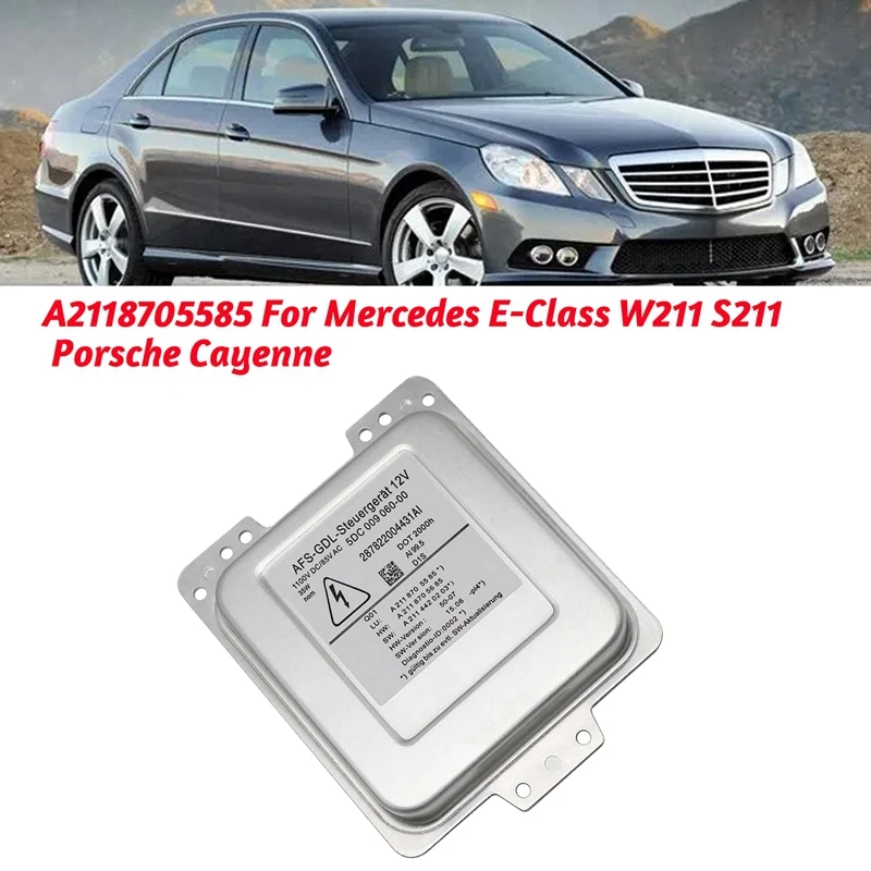 

Блок управления ксеноновыми фарами HID A2118705585 для Mercedes E-Class W211 S211 Porsche Cayenne D1S, модуль управления балластом