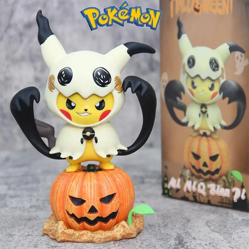 

Новые модели покемонов и Пикачу, аниме фигурки Mimikyu, крутой косплей, экшн-периферийные игрушки, Рождественский подарок