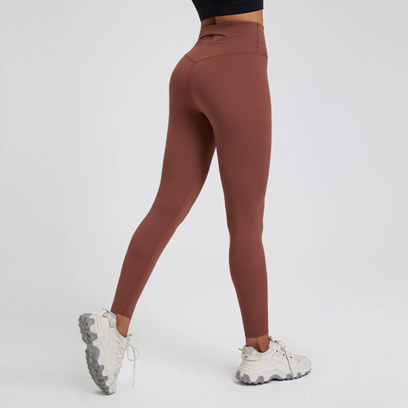 Leggings Sport Women High Waist Yoga Pant Elastic Workout Leggins Hollow Out Gym Fitness Tights Thin Slim Running Trousers Femme