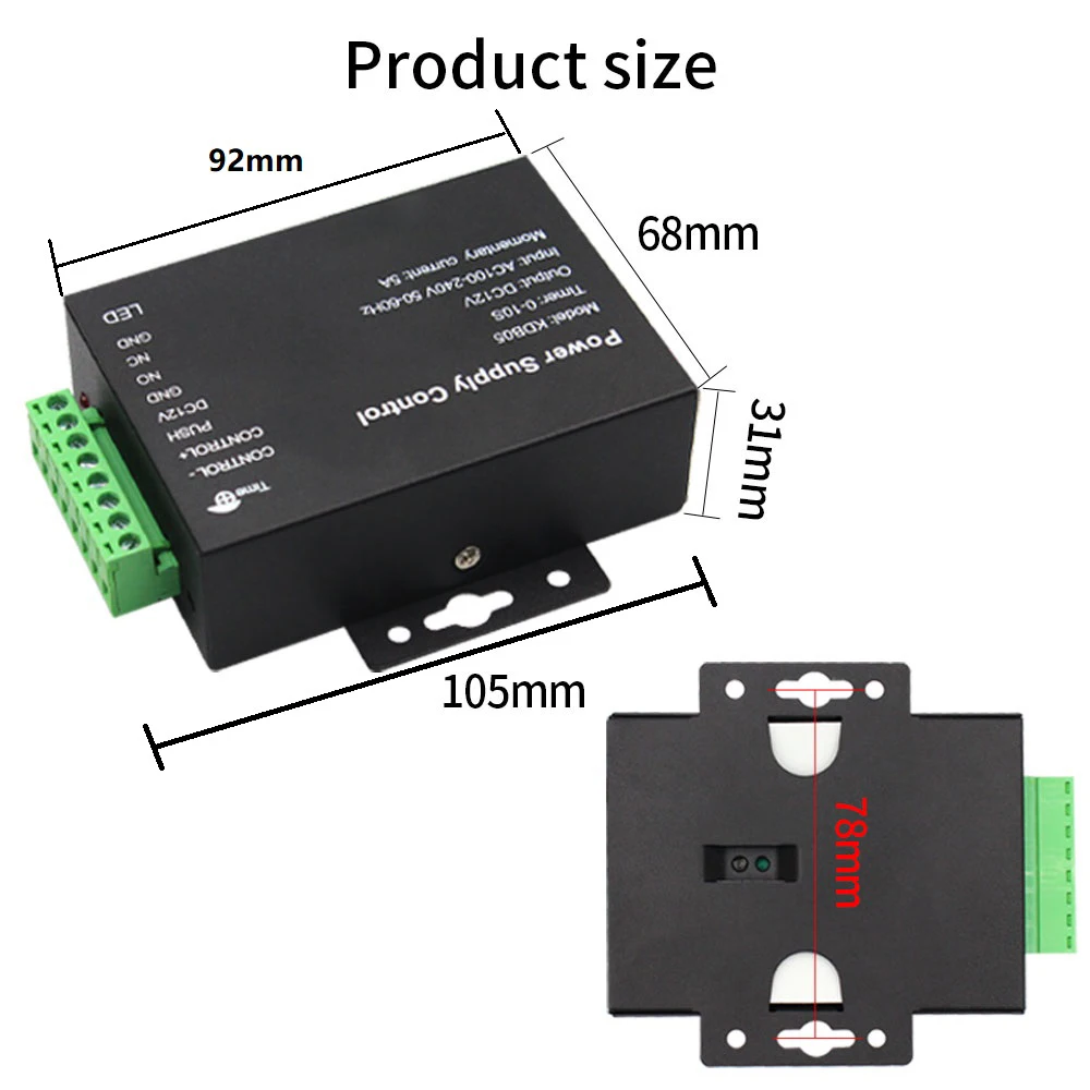 Mini Voeding Deur Rfid Vingerafdruk Toegangscontrole Leverancier Adapter Covertor Systeem Machine Dc 12V 5a Ac 100 ~ 260V