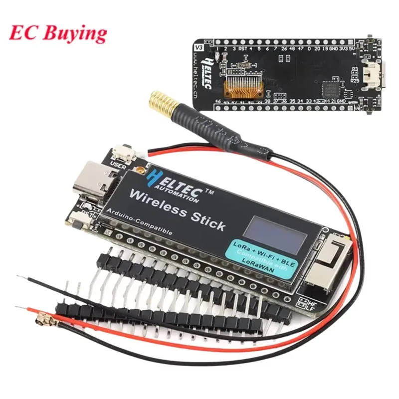 Picture: ESP32 Wireless Stick SX1262 LoRa WIFI BLE Development Board LoRAWAN 433-510MHz/863-928MHz Meshtastic Mesh Network For Arduino