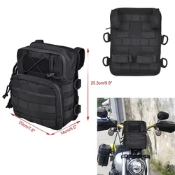 Motorcycle Sissy Bar T-Bar Handlebar Bag For Harley Softail Dyna Sportster FXBB Custom Front Handle Bars Bags Travel Pouch Bag