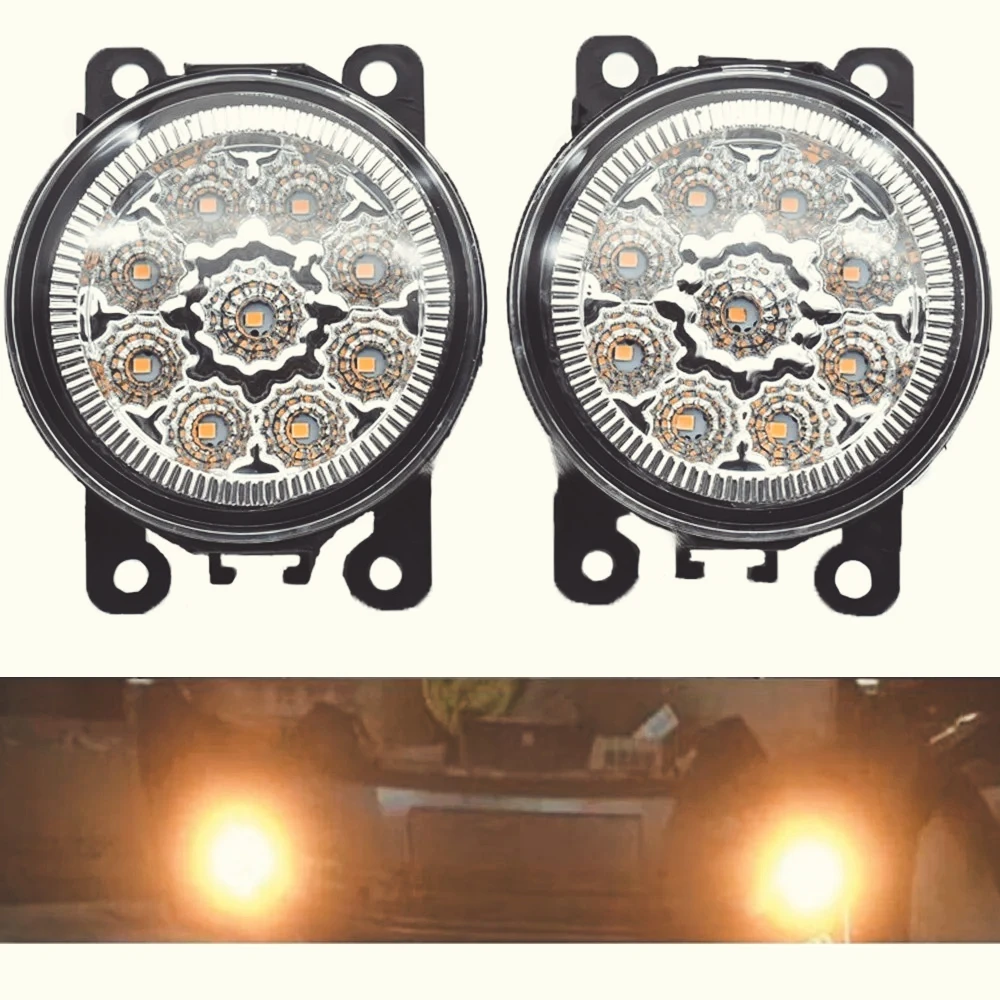 ZF-T 2 unids/set luces antiniebla de estilo de coche para SUZUKI SX4 GY Hatchback 2006-2014 parachoques delantero LED lámpara an