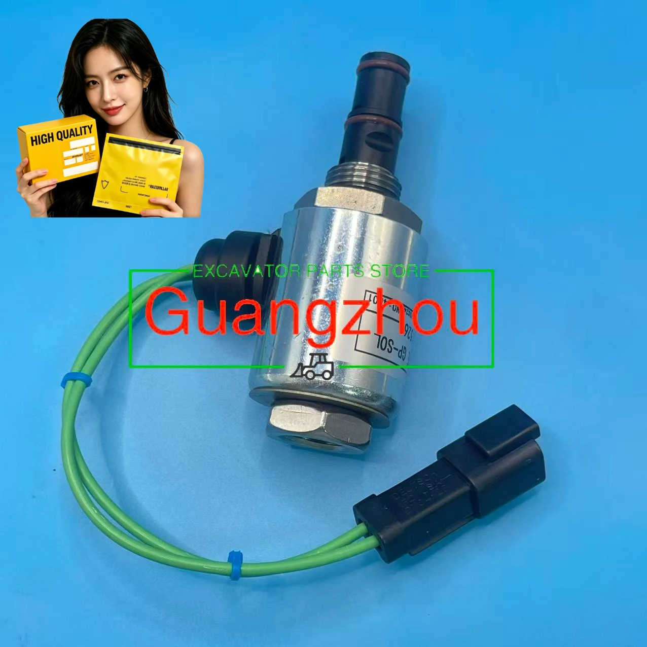 

For 120H 140H 160H D8R Construction Machinery Parts 185-1626 1851626 High Quality Valve Group Solenoid