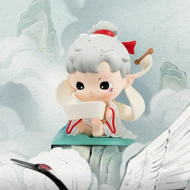 POPMART Matchless POP MART 14th Anniversary Series Blind Box Toys Kawaii Anime Action Figure Surprise Mystery Box Doll Girl Gift