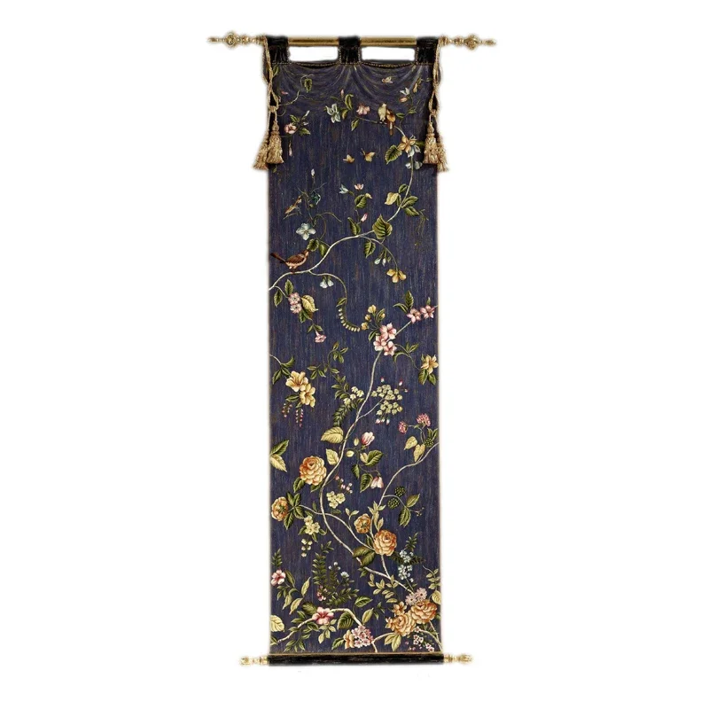 Luxury foyer aisle hanging painting living room porch background wall decorative painting