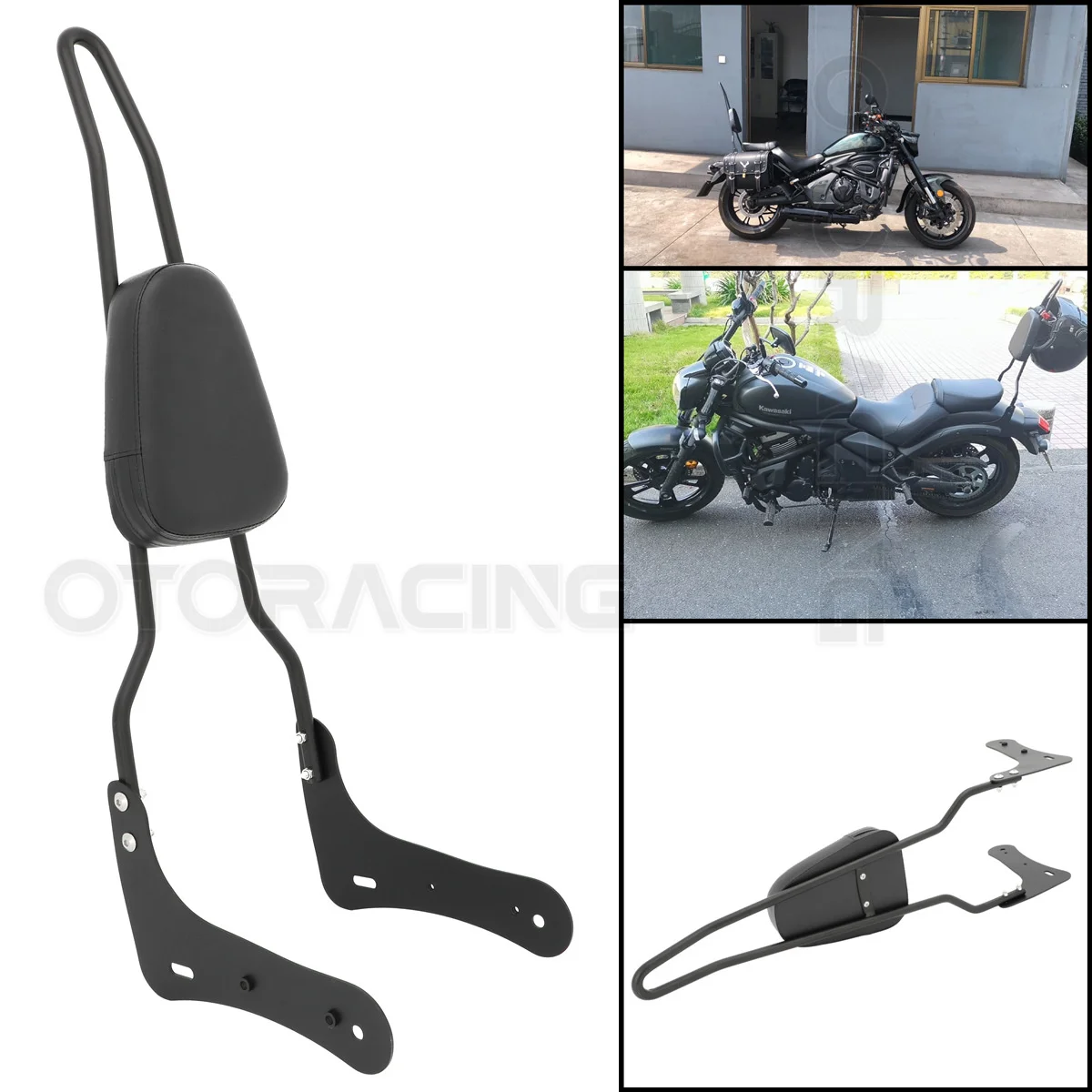 

Motorcycle Accessories Passenger Backrest Sissy Bar For Kawasaki Vulcan S 650 VN650 2015 2016 2017 2018 2019 2020 2021 2022