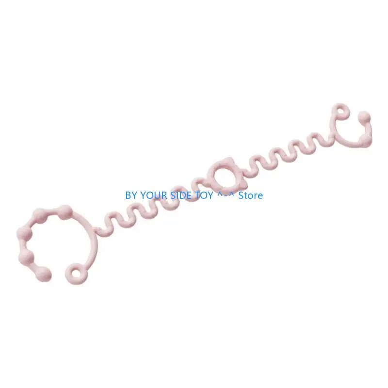 

Silicone Baby Pacifier Chain Anti Loss Safe Teether Holder Rope for Infants U6XE
