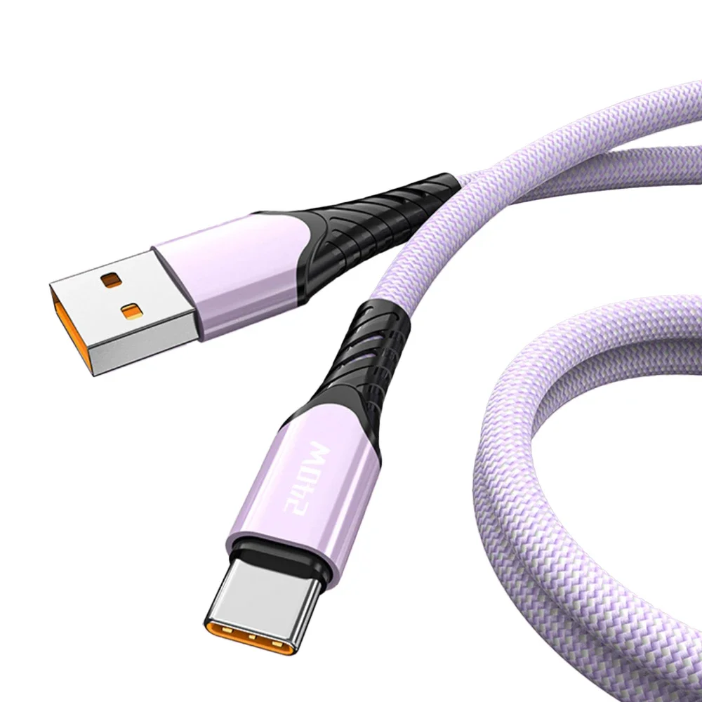 NNBILI 240W 5A Schnellladekabel USB A auf Typ C für Samsung S26 Realme Xiaomi Huawei OPPO OnePlus Handy-Datenkabel