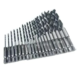 1Pcs 1.5-10Mm Houtbewerking Zeshoekige Schacht Drie-Punt Boor Timmerwerk Boor Hss Elektrische Boor Hout opening Gat