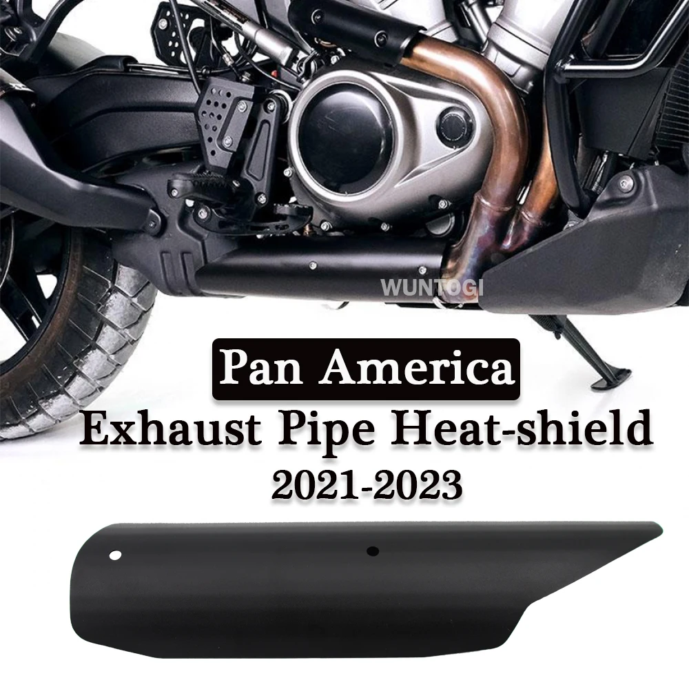 

Pan America Accessories Exhaust Pipe Heat-shield For Panamerica 1250 PA1250 2021-2023 Muffler Staight Cover Pipe Heat-shield