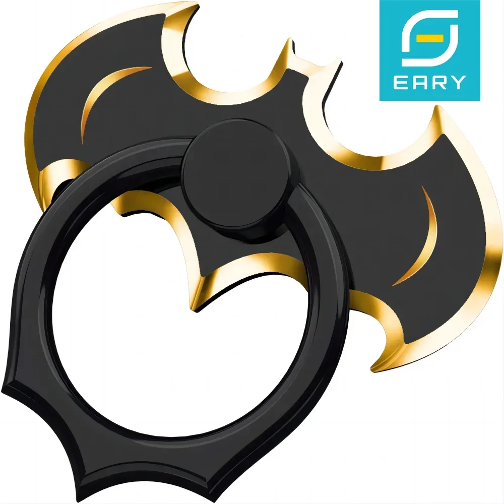 

Держатель-подставка Eary Bat для телефона, кольцо-держатель для сотового телефона, ручка на палец с поворотом на 360 °, совместим с iPhone 15/14/13/12 Pro Max