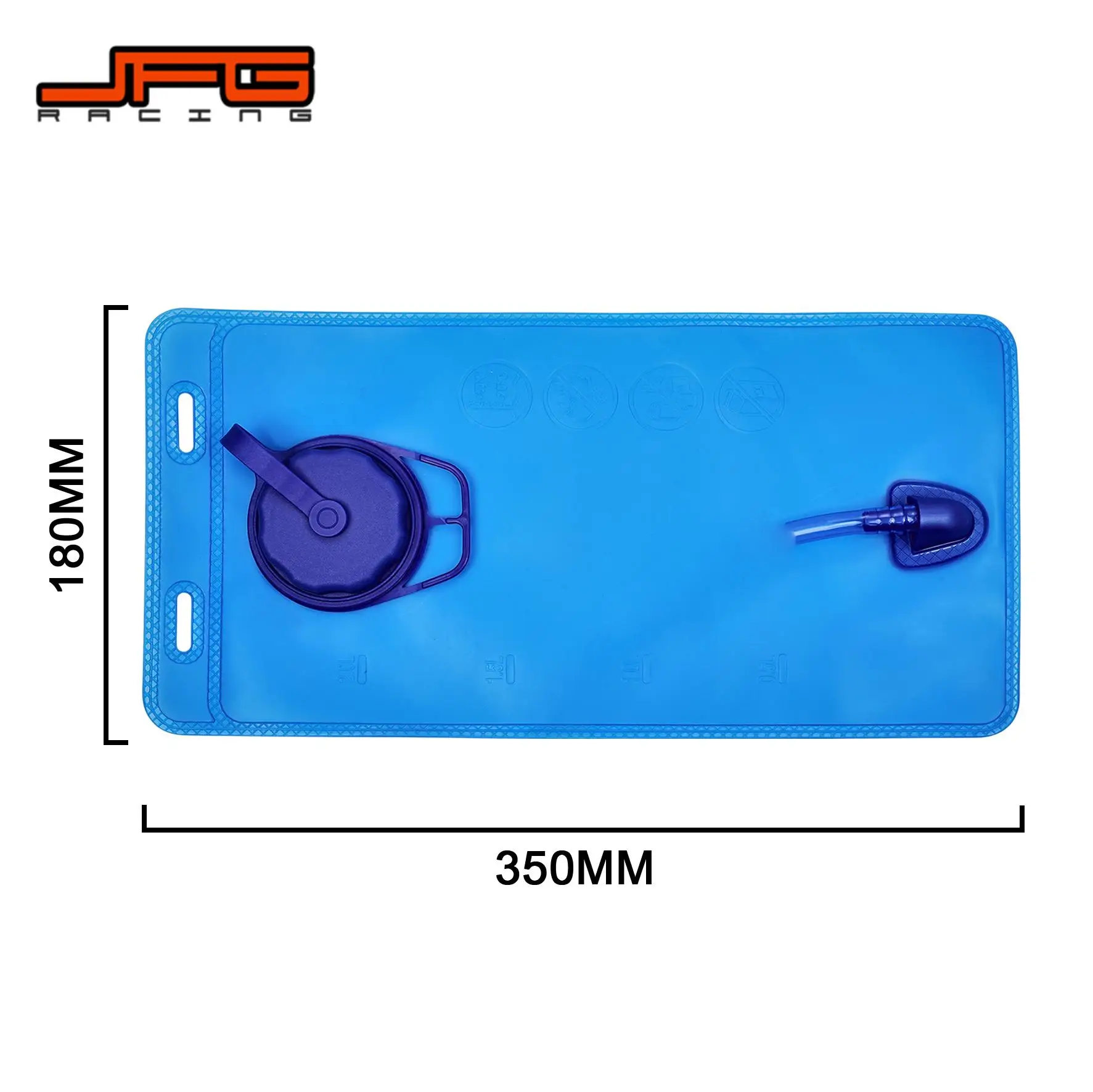 2L Motorcycle Riding Hydration Bladder Water Bag For Motocross Enduro Racing Tactical Backpack EVA Leakproof Water Storage Bag