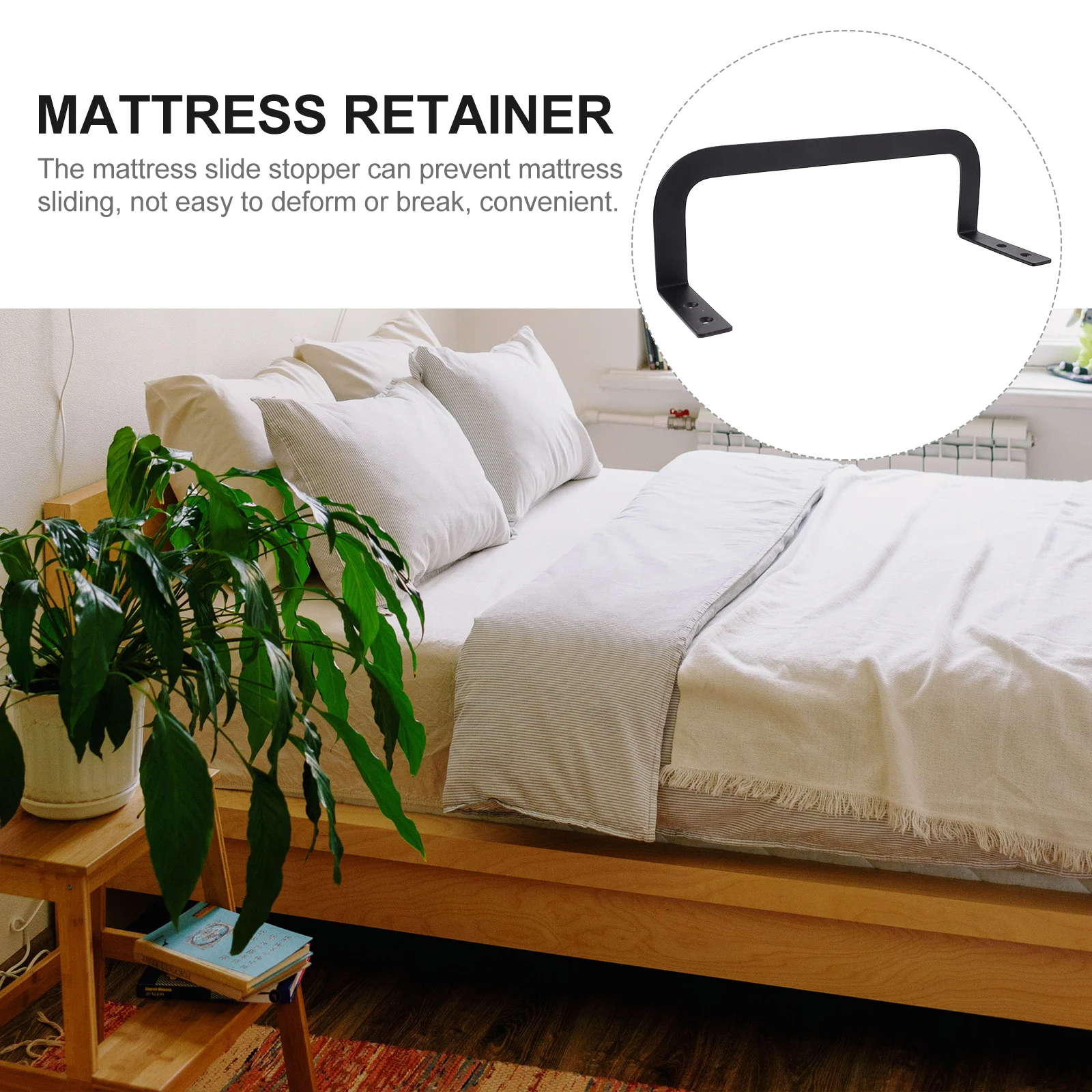 Stop Mattress Fixing Rod Mattresses Stoppers Prevent Sliding Gripper for Bed Frame Holder