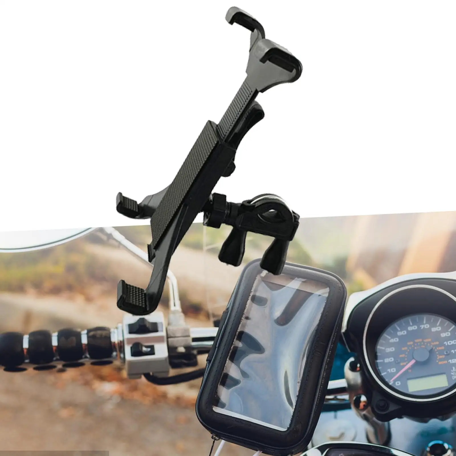 Motorcycle Phone Stand Mobile Phone Stand Device Support Universal Stand Holder Versatile Locks Base Bracket Tablet Holder