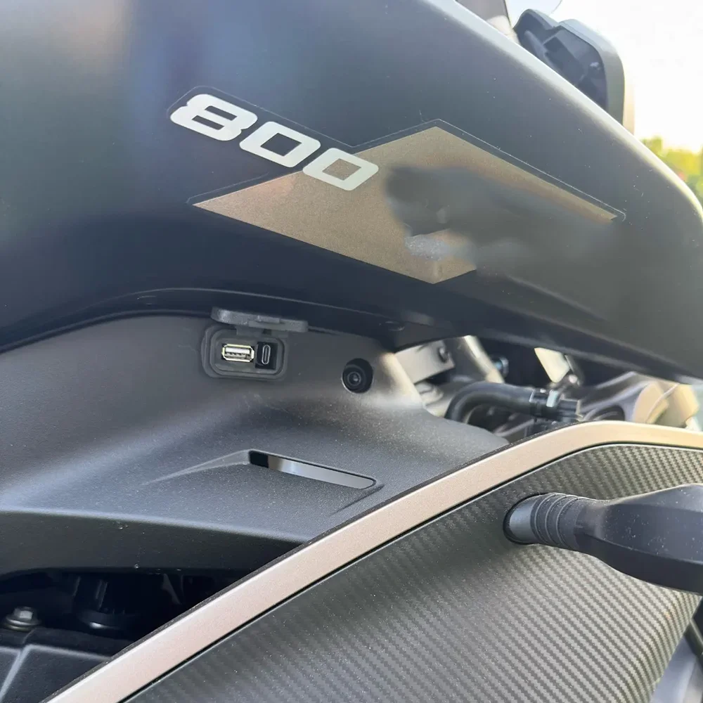 For CFMOTO 800NK NK800 NK 800 NK Motorcycle Accessories USB Charger Power Type C Port Quickly Charging Interface Socket Charge