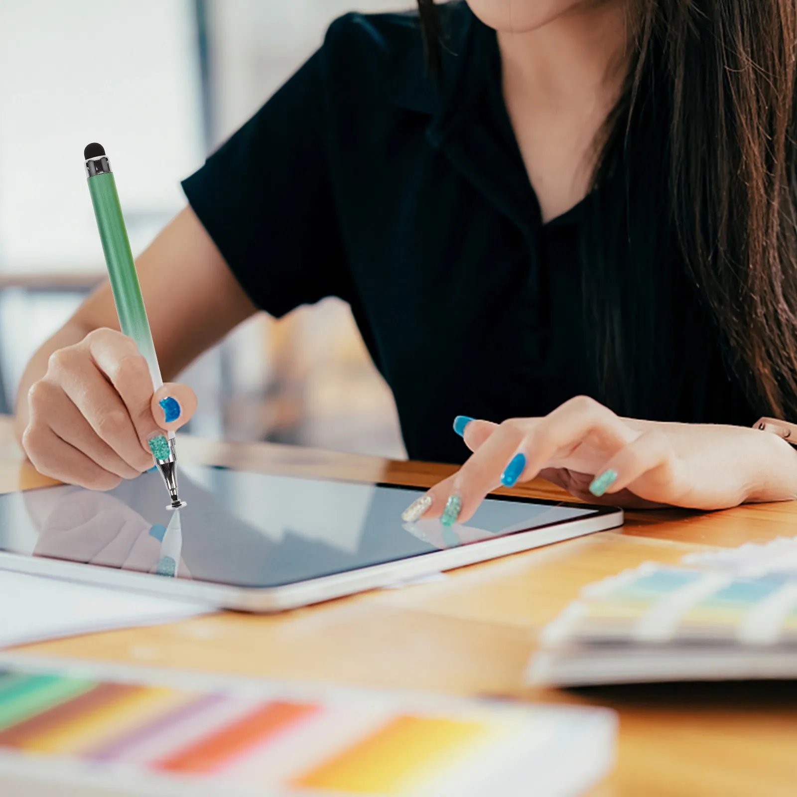 

10Pcs Tablet Stylus Pen for Touch Screens Capacitive Precision Stylus with Smooth Response Ideal for Note Taking Email Drawing