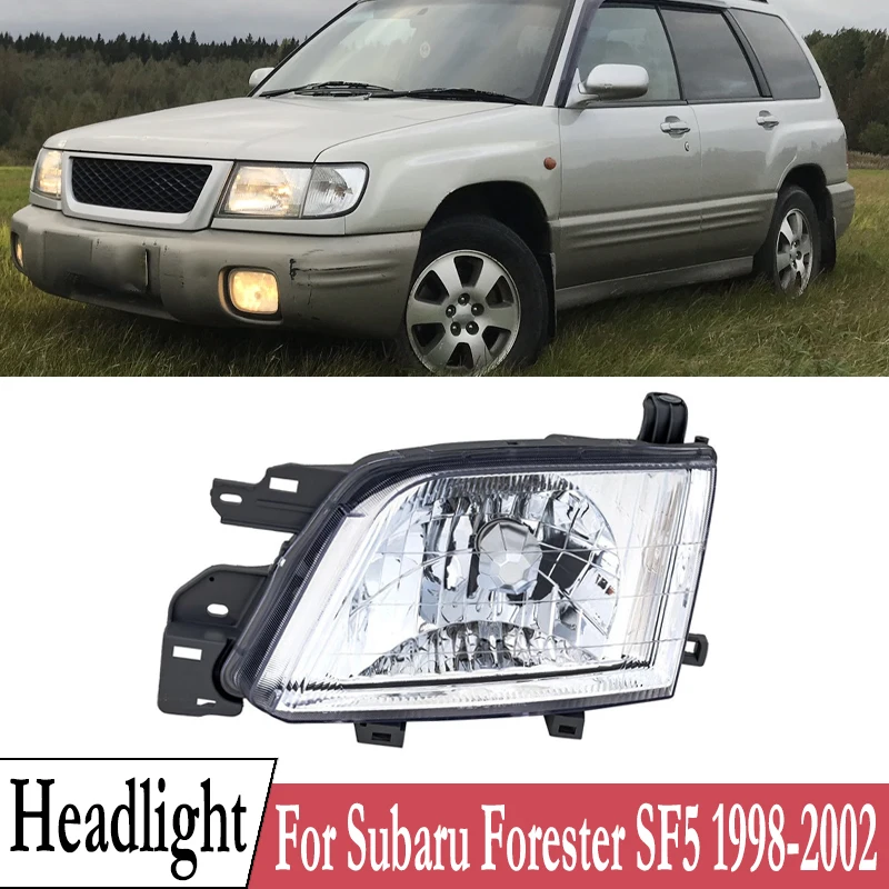

Left Right Front Bumper Headlight For Subaru Forester SF5 1998-2002 Headlamp Head Lamp Head Light Daylight Daytime Running Lamp
